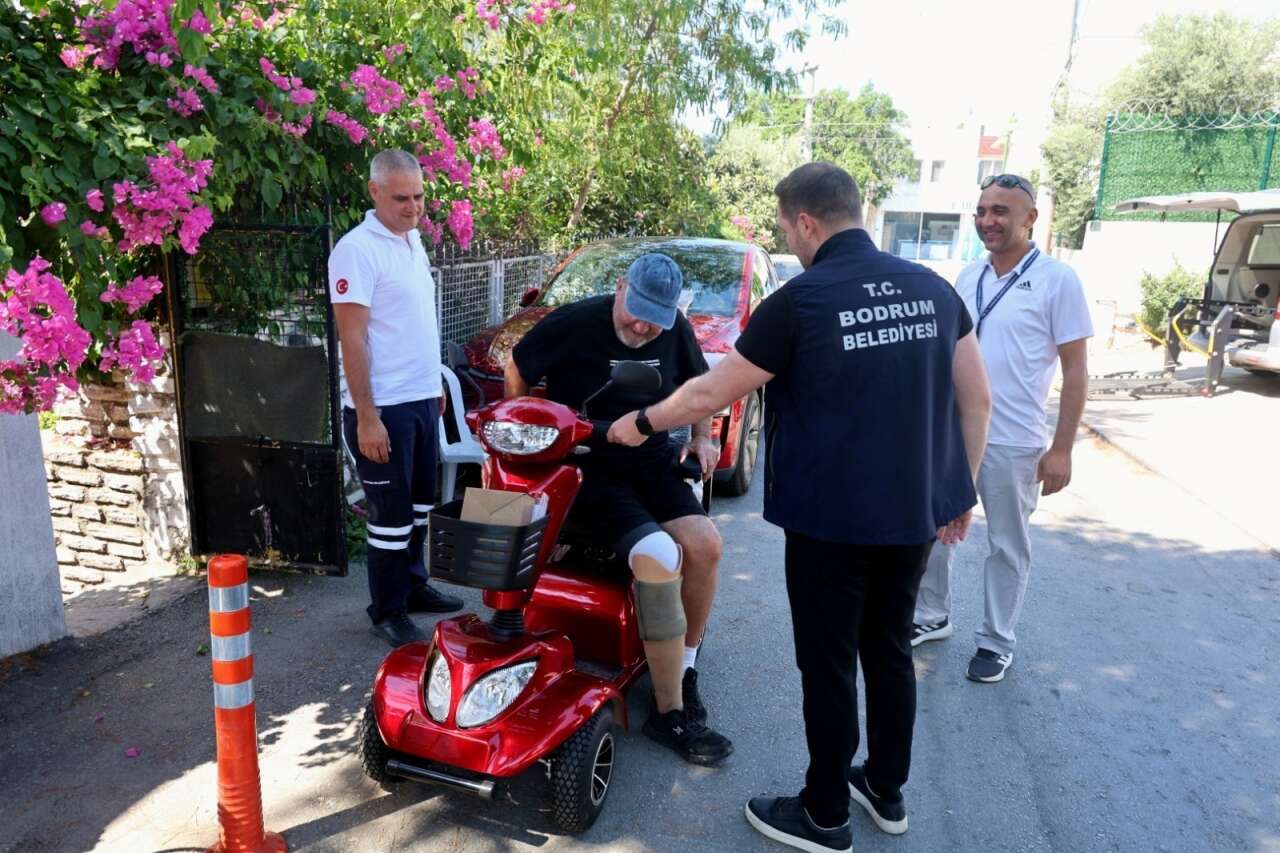 Bodrum’da Özel Gereksinimli Vatandaşlara  Belediye Eliyle Destek 1